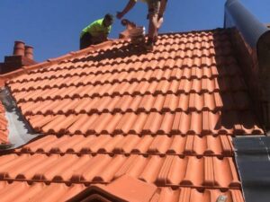 Terracotta roof restoration